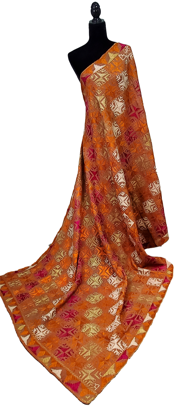Rust Khhaddar ka Bagh Phulkari