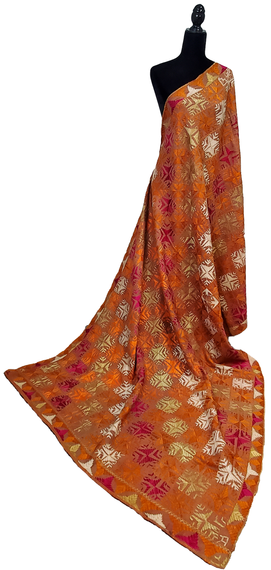 Rust Khhaddar ka Bagh Phulkari